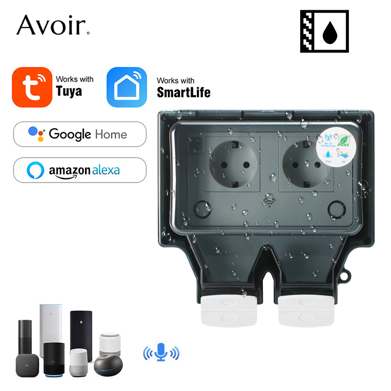 Outdoor Usb Power Strip - Avoir-Tuya 벽 전기 소켓, Ip66 방수