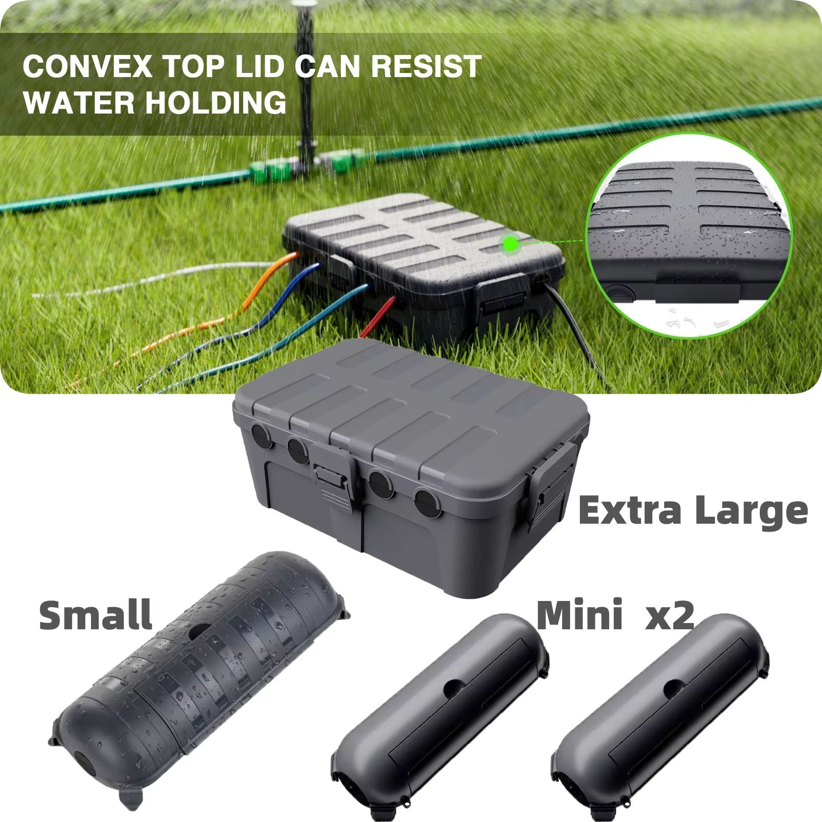 Outdoor Power Strip Weatherproof - 대형 방수 야외 전기 박스 케이블