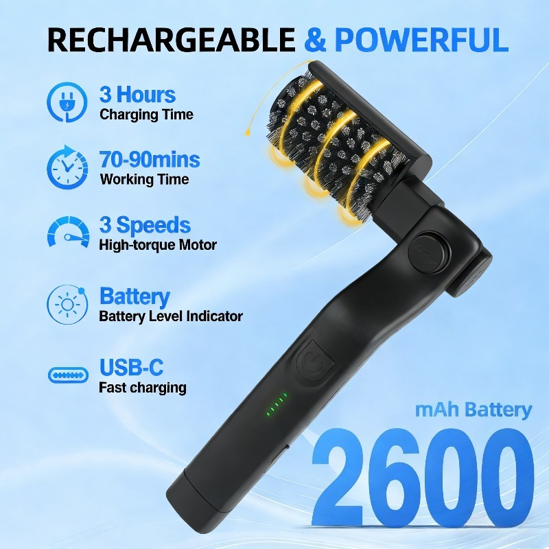 Outdoor Power Grill - 전기 그릴 브러쉬 2 in 1
