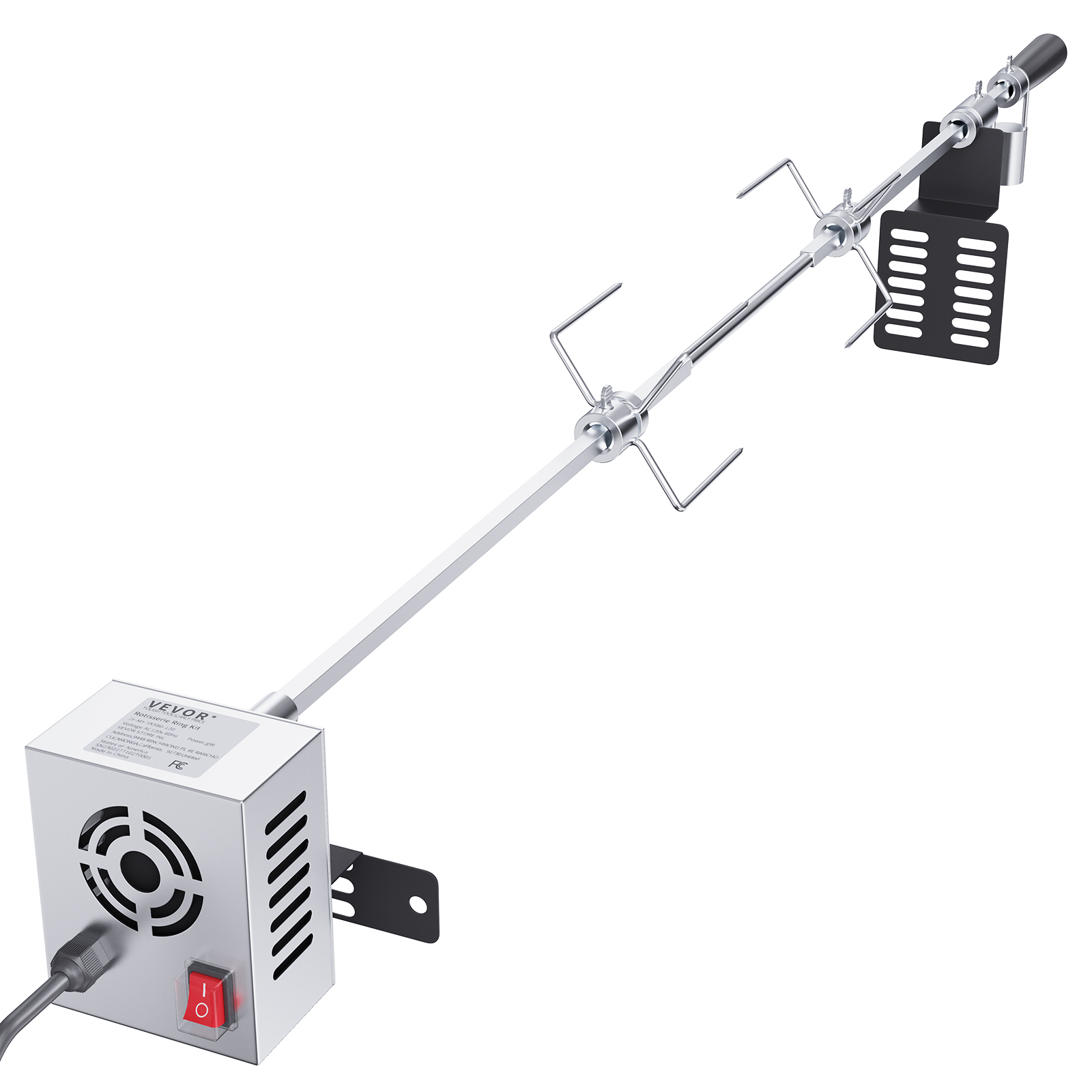 Outdoor Power Grill - SucceBuy 39-56인치 그릴용 범용 그릴 로티세리