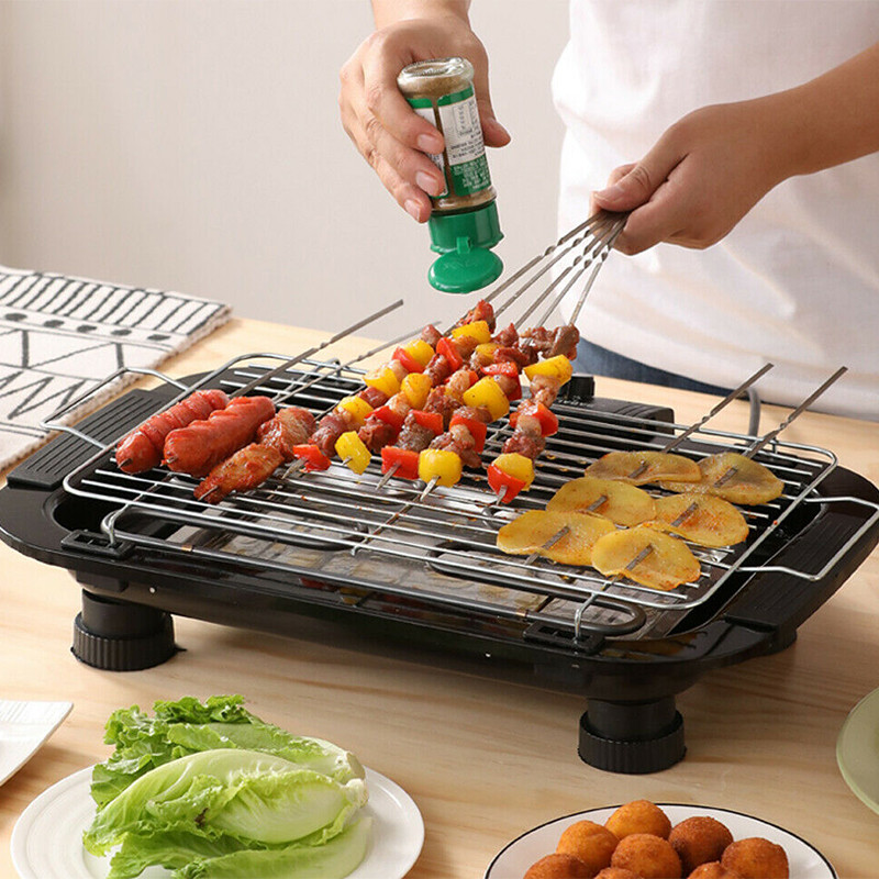 Outdoor Power Grill - 가정용 무연 그릴 2000W 다기능 전기