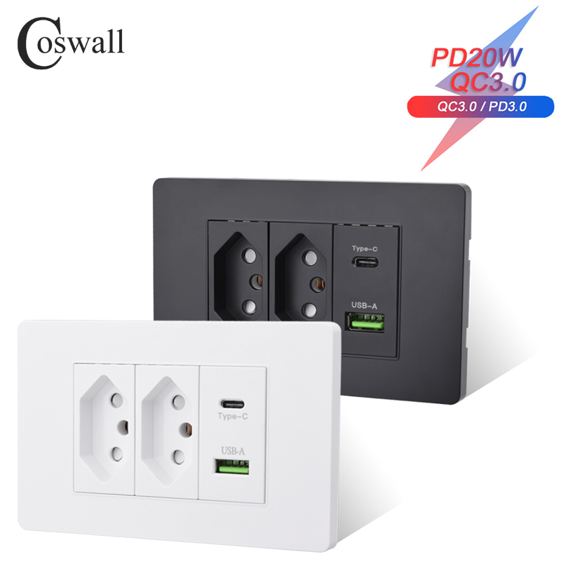 Outdoor Usb Power Strip - Coswall PC 브라질 표준 20A 전원