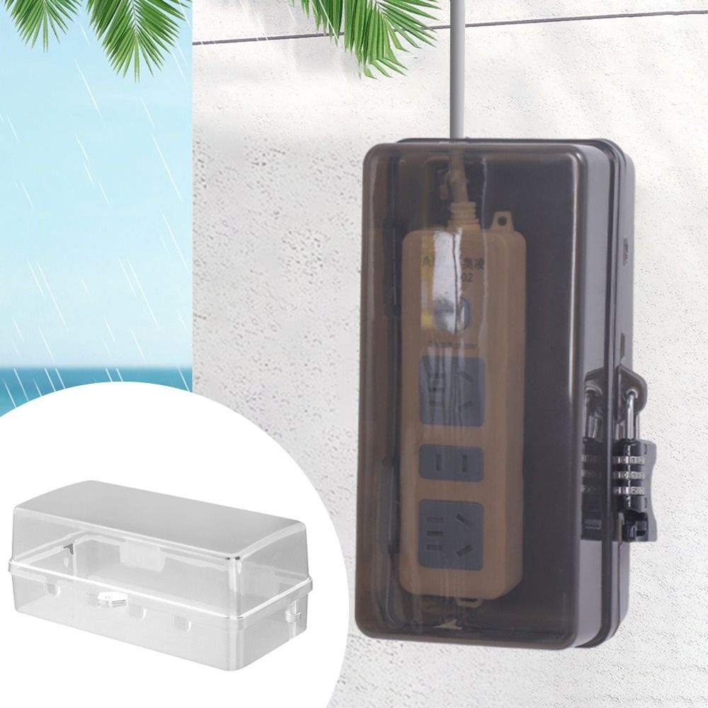 Outdoor Power Strip Weatherproof - 휴대용 플라스틱 플러그 박스 도난 방지