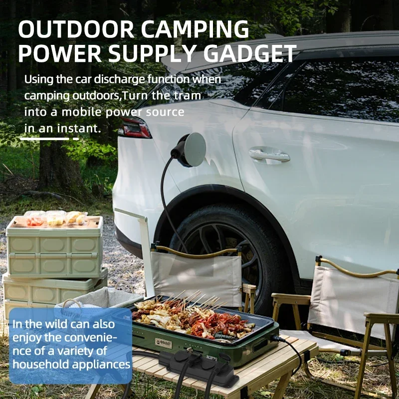 휴대용 16A 4KW 전기차 EV 충전기 V2L 케이블 - Outdoor Power Plus 리뷰 및 가격