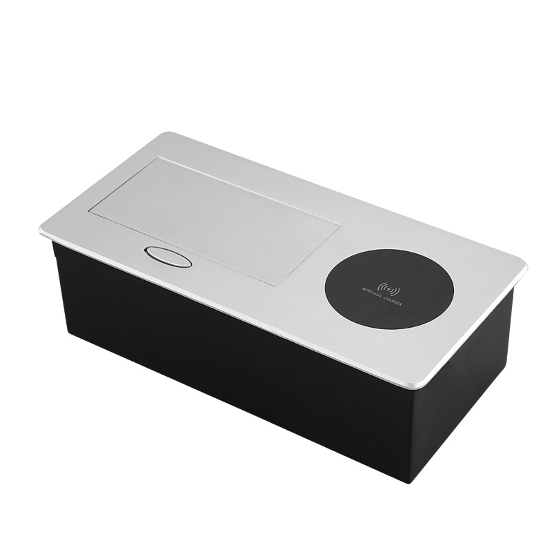 EU 팝업, 내장형 데스크탑 오피스 소켓, 무선 충전  - Outdoor Usb Power Strip 리뷰 및 가격