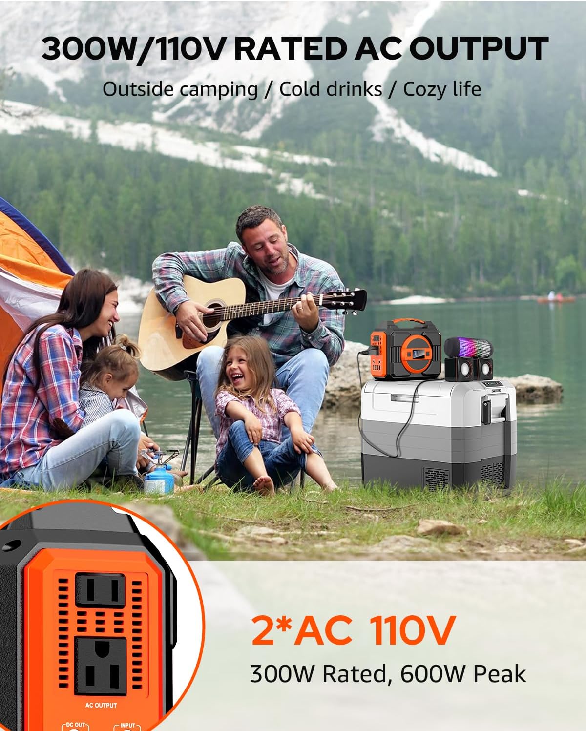 휴대용 300W 220Wh 파워스테이션 태양광 발전기  - Outdoor Power Vac 리뷰 및 가격