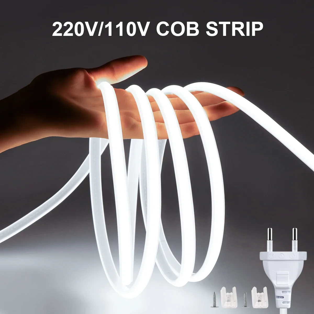 1M-35M 220V 110V COB LED Strip - Outdoor Power Vac 리뷰 및 가격
