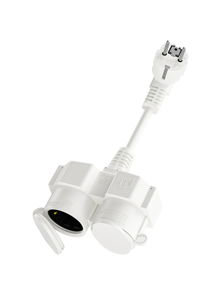 EU 연장 케이블(슈코 소켓 2개 포함), 다중 소켓  - Outdoor Power Vac 리뷰 및 가격