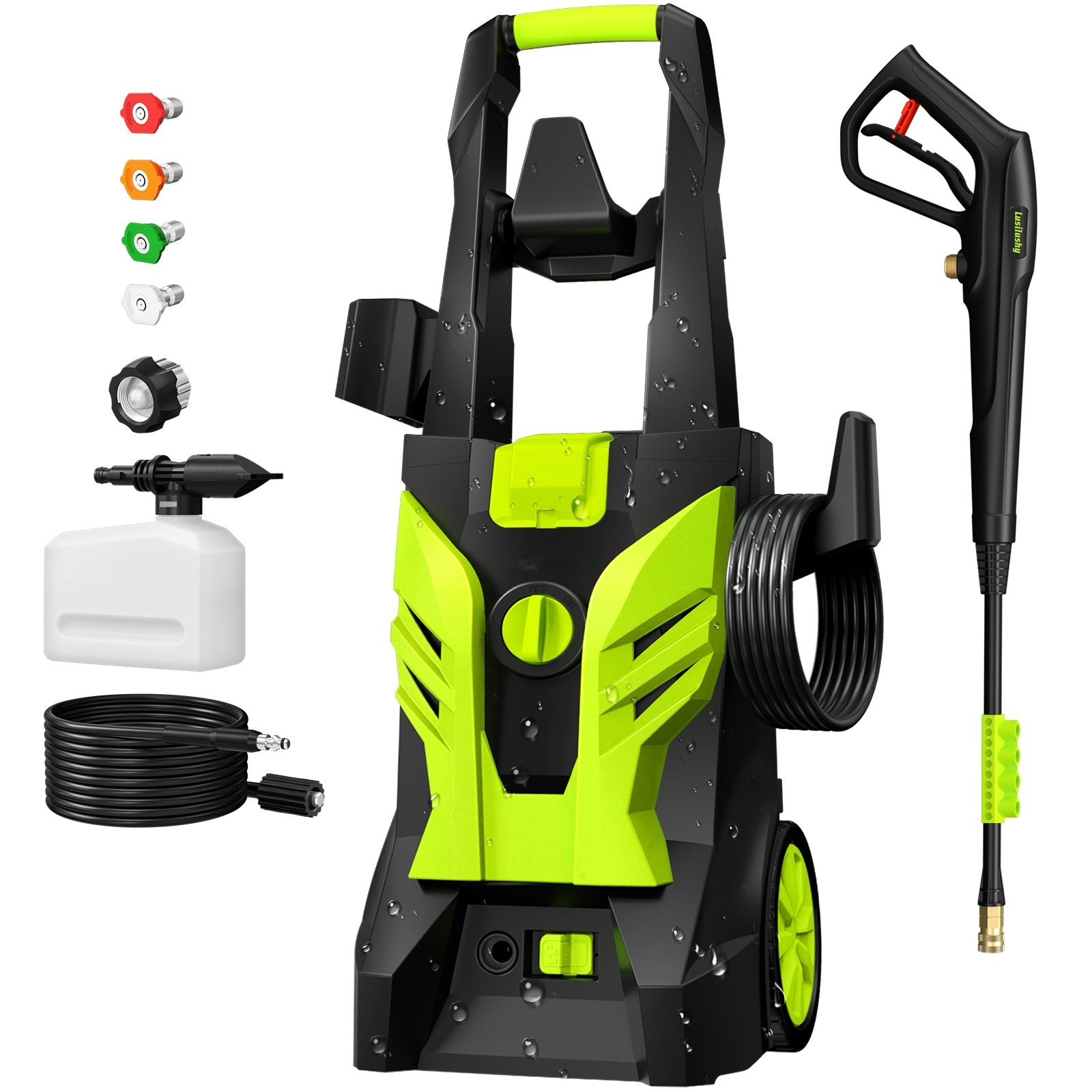 톨라이프 휴대용 전기 고압 세척기, 폼 디스펜서가 장착 - Outdoor Power Washer Storage 리뷰 및 가격