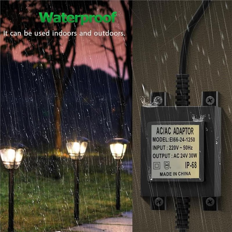 실외용 LED 변압기 24V AC/AC 30W 전원 공 - Outdoor Power Vac 리뷰 및 가격