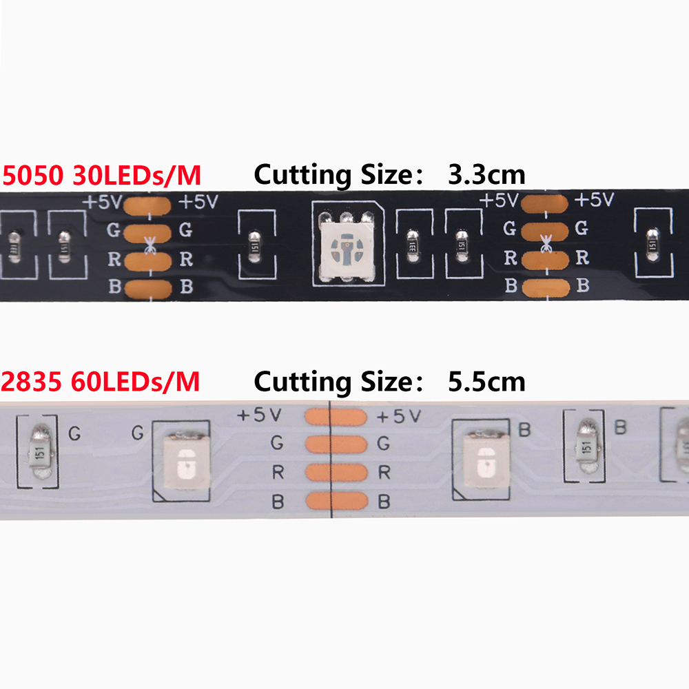DC 5V 5050 RGB 스트립 LED 라이트 배터리 - Outdoor Power Strip Weatherproof 리뷰 및 가격