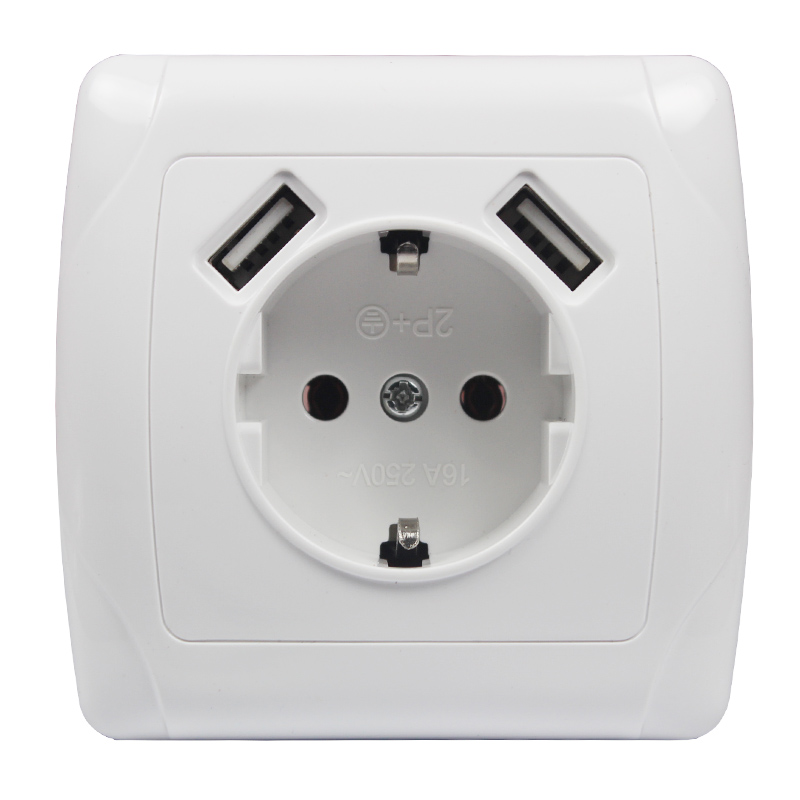 벽걸이형 전자 소켓 5V2A EU 표준 전원 콘센트,  - Outdoor Usb Power Strip 리뷰 및 가격