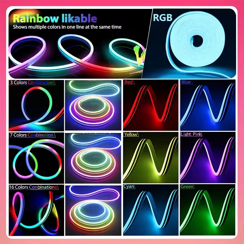 24V 주소 지정 가능 네온 LED 리본 5M 10M  - Outdoor Power Strip Weatherproof 리뷰 및 가격