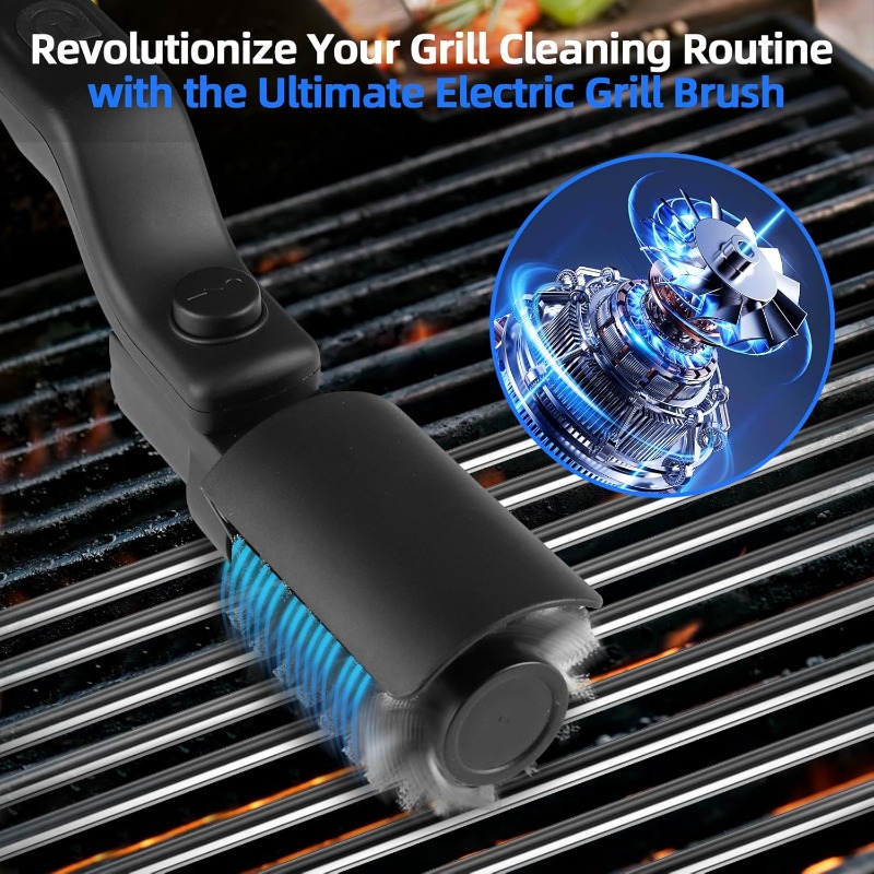 전기 그릴 브러쉬 2 in 1 무선 충전식 그릴 청소  - Outdoor Power Grill 리뷰 및 가격