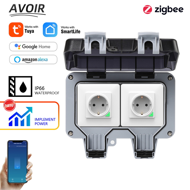 Avoir Tuya Zigbee 전기 소켓 IP66 방 - Outdoor Power Plus 리뷰 및 가격