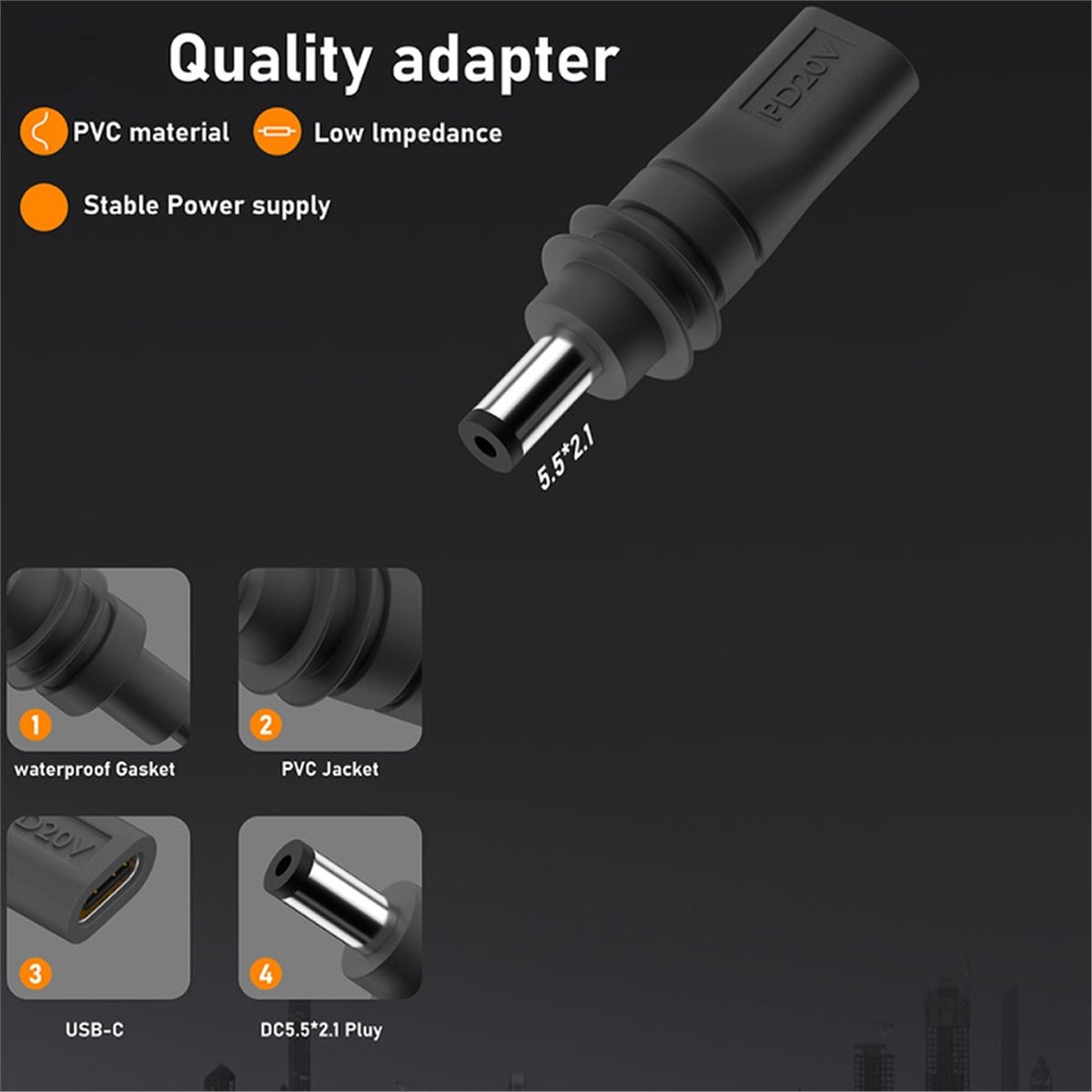 # 72V 방수 전원 어댑터, 스타링크 미니 USB C - Outdoor Power Jack 리뷰 및 가격