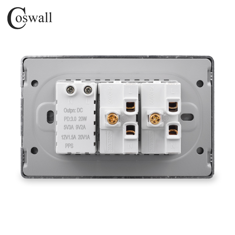 Coswall PC 브라질 표준 20A 전원 브라질 소 - Outdoor Usb Power Strip 리뷰 및 가격