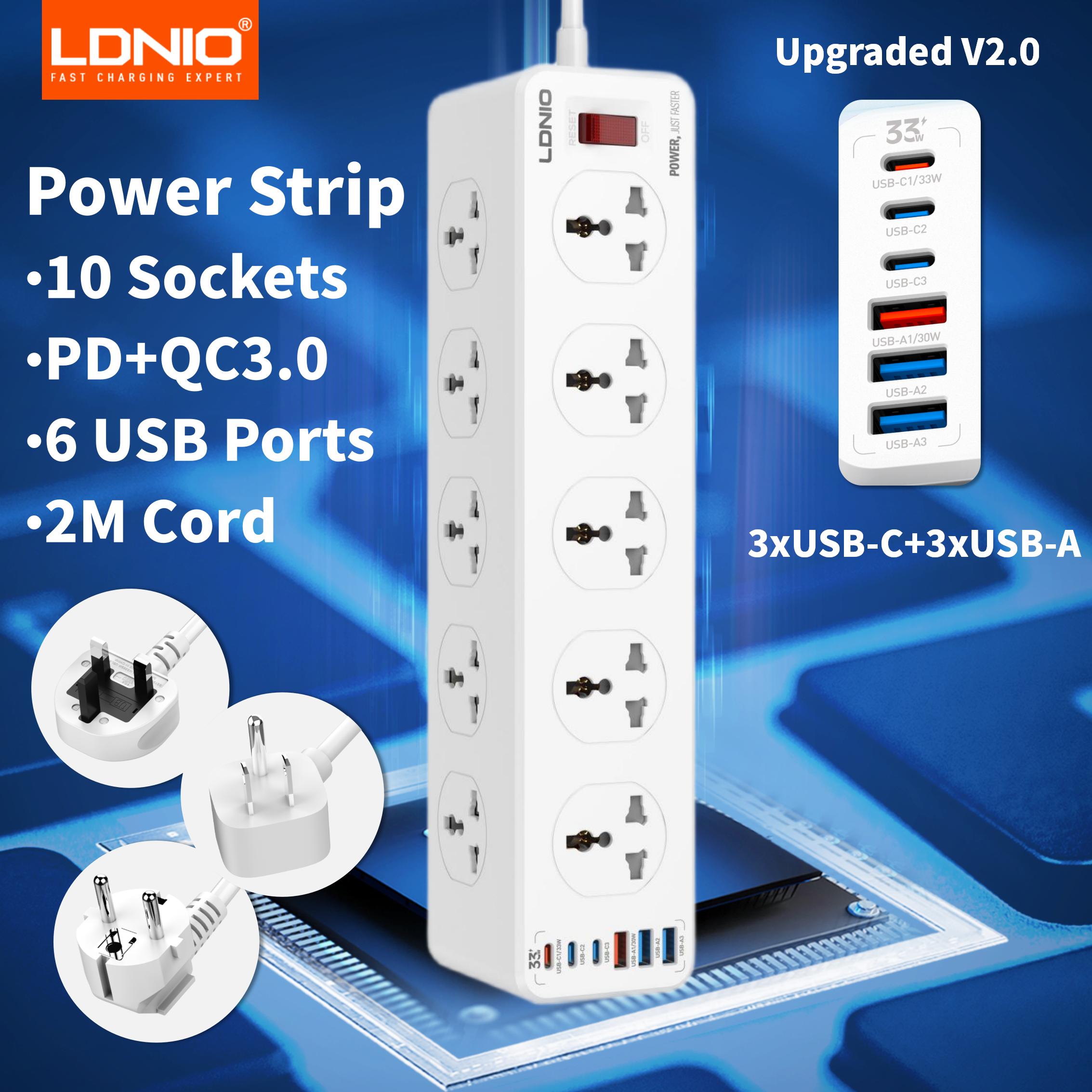LDNIO 범용 콘센트 2M 익스텐션 소켓 전기 소켓  - Outdoor Usb Power Strip 리뷰 및 가격