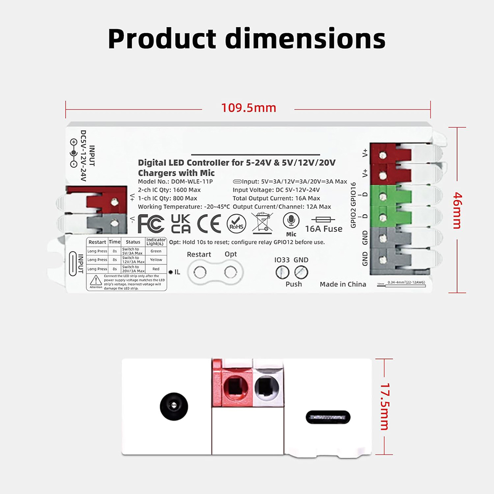 야외 행사용 USB-C PD LED 스트립 컨트롤러 음 - Outdoor Usb Power Strip 리뷰 및 가격