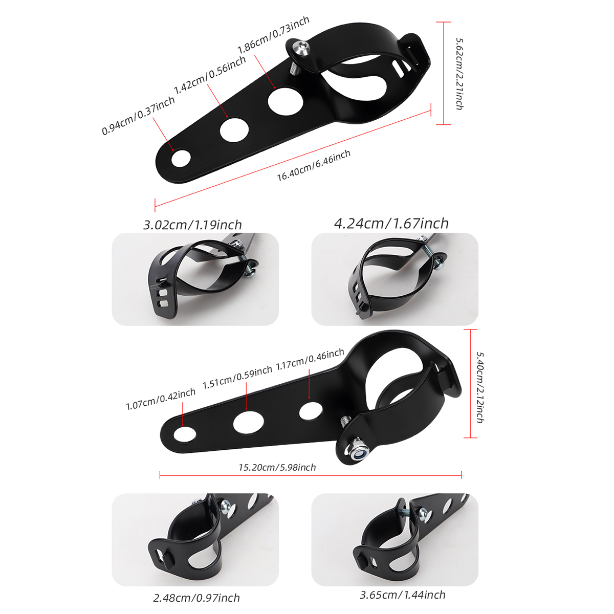 28-36mm 35-43mm 오토바이 헤드라이트 마운트 - Outdoor Power Xtreme 리뷰 및 가격