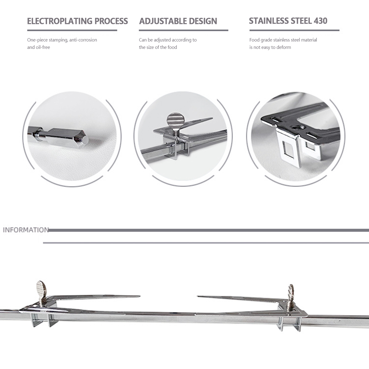 전기 바베큐 Rotisserie 그릴 막대 1.5V D - Outdoor Power Grill 리뷰 및 가격