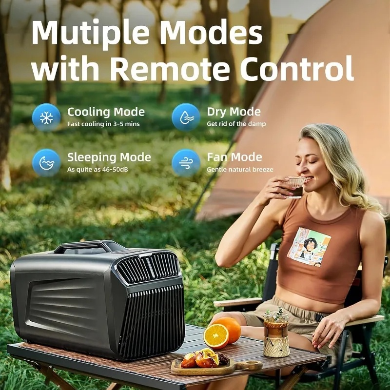 5200BTU 휴대용 텐트 에어컨, 500W 저전력 저 - Outdoor Power Vac 리뷰 및 가격